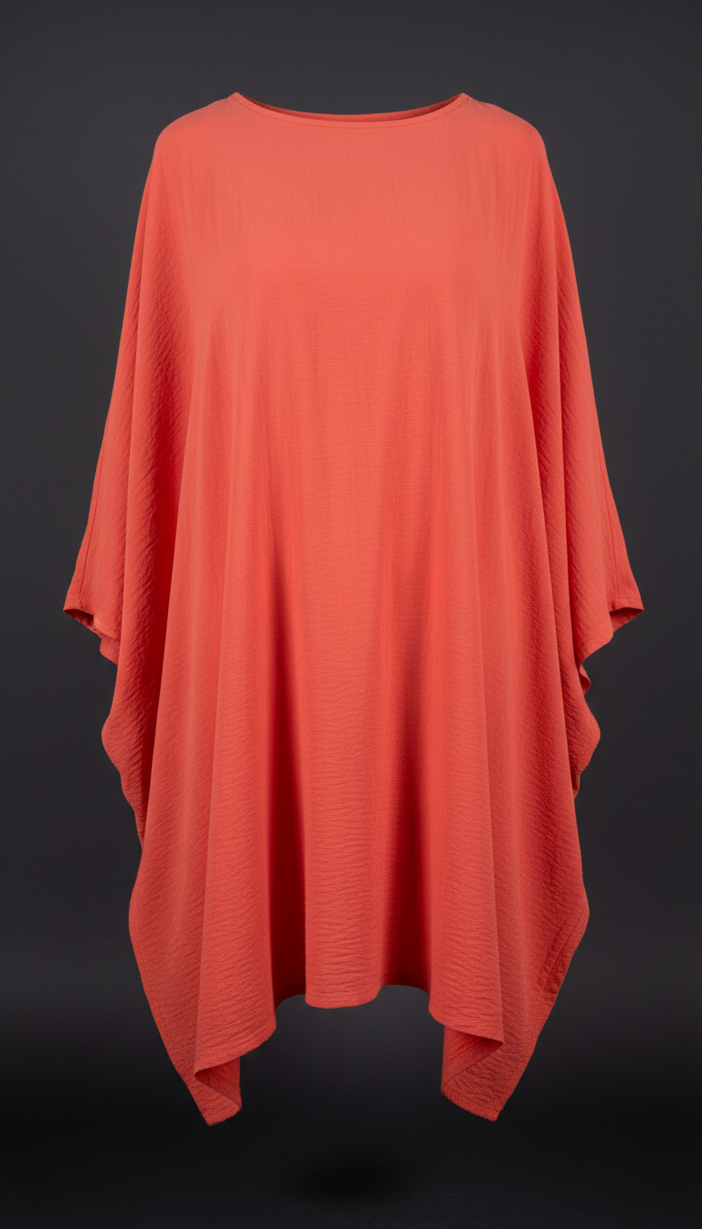 Coral Pop Statement Top