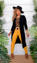 Women's Stretchy Mustard Yellow Jeggings