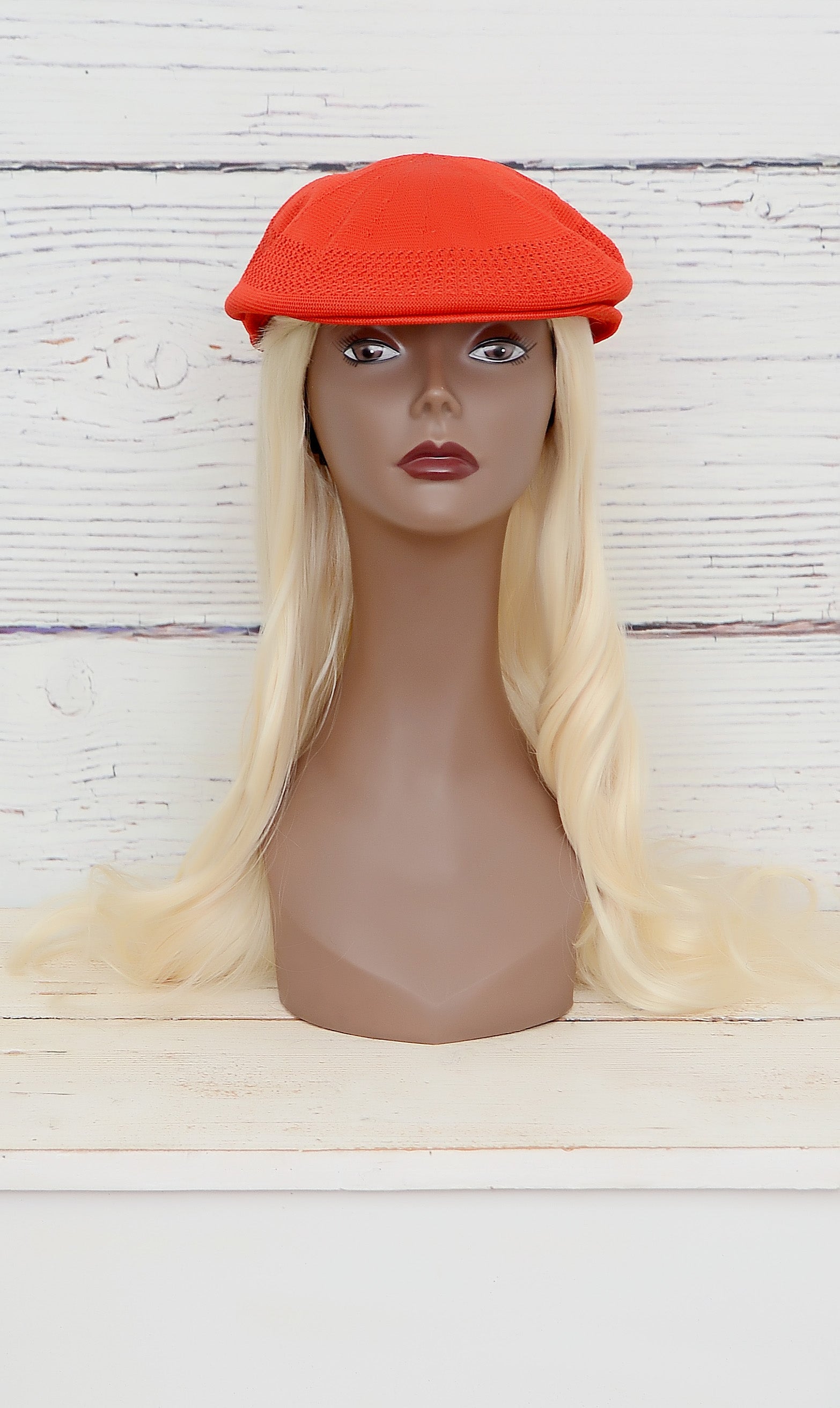 Women's Red  Fashion Ivy Cap