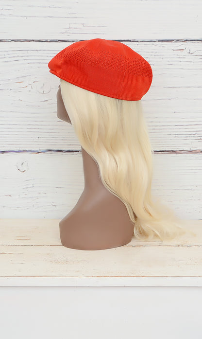 Women's Red  Fashion Ivy Cap