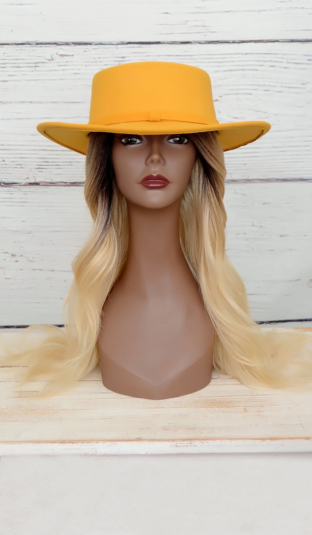 Women's Mustard Yellow Fedora Hat