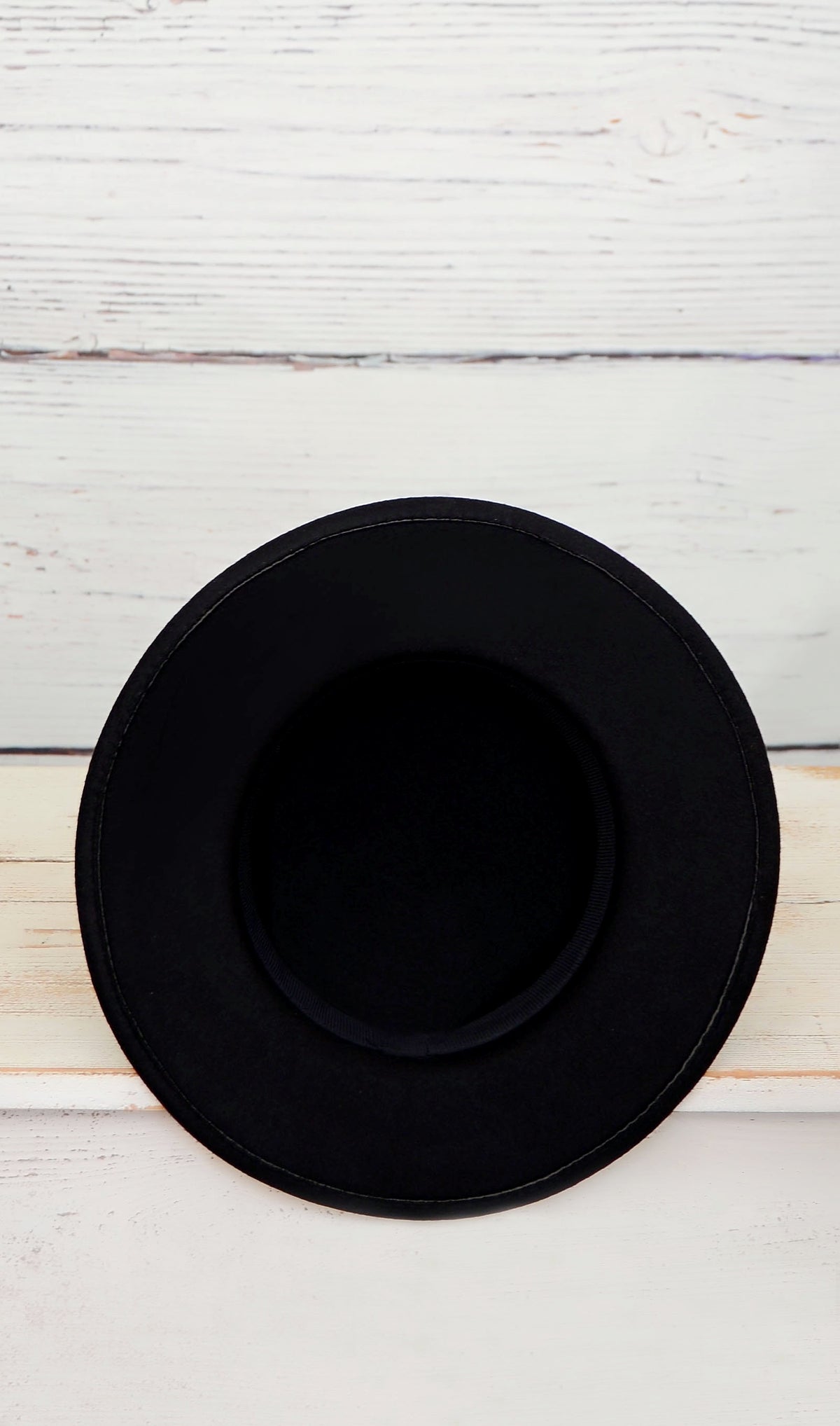Women's Black Small Brim Fedora Hat