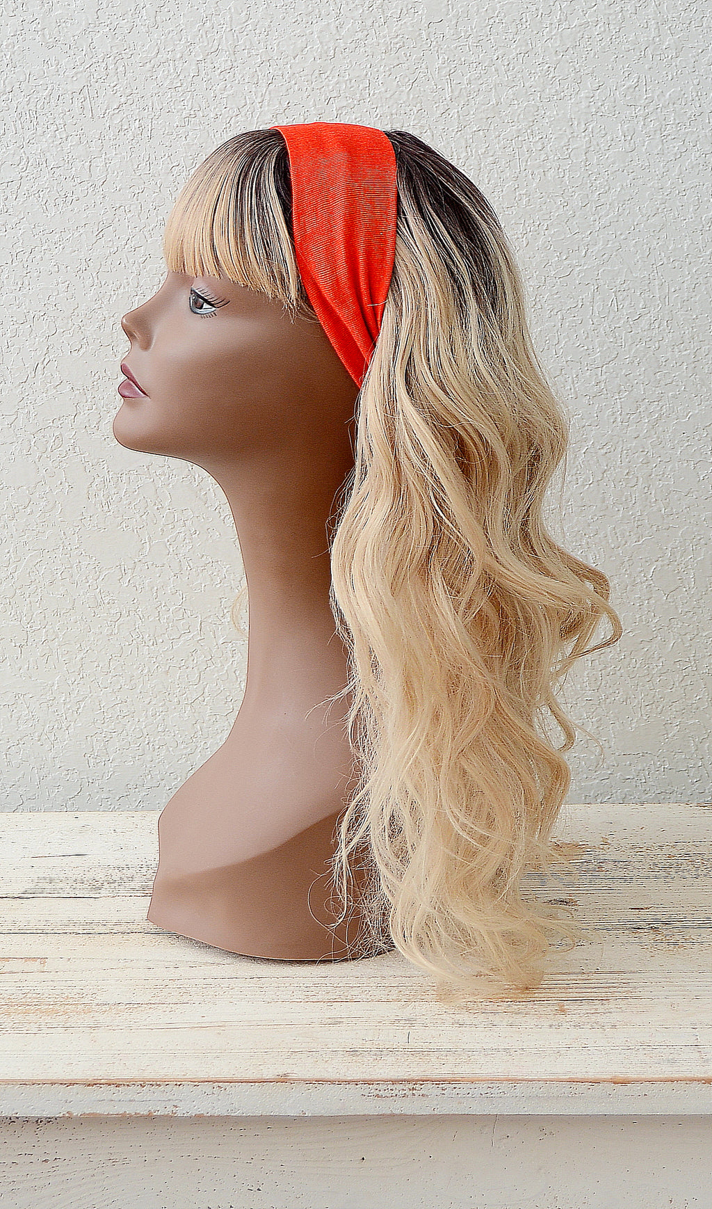 Women's Red Solid Headband