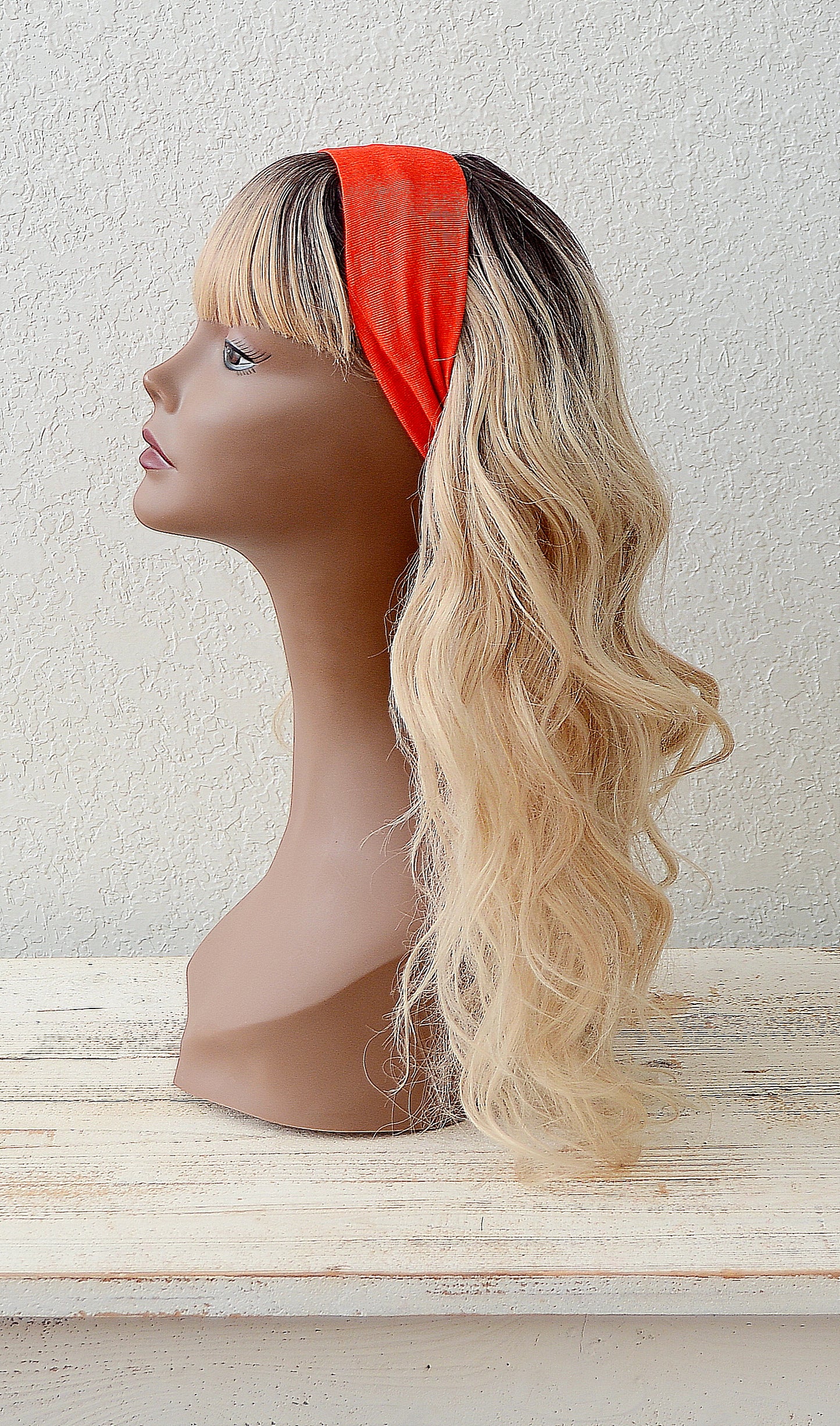 Women's Red Solid Headband