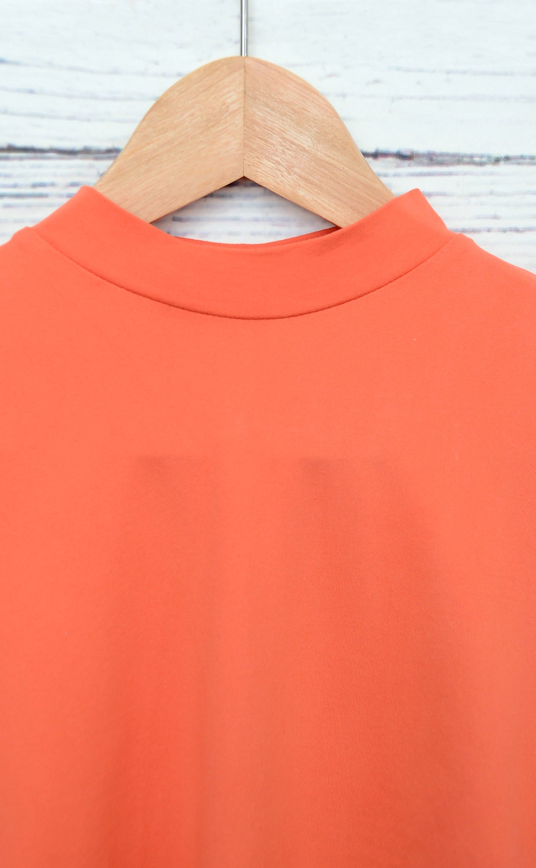 Women's Coral Bodysuit Top - Round Neck