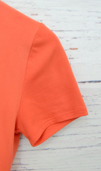 Women's Coral Mock Neck Bodysuit - Cheap Cute Tops